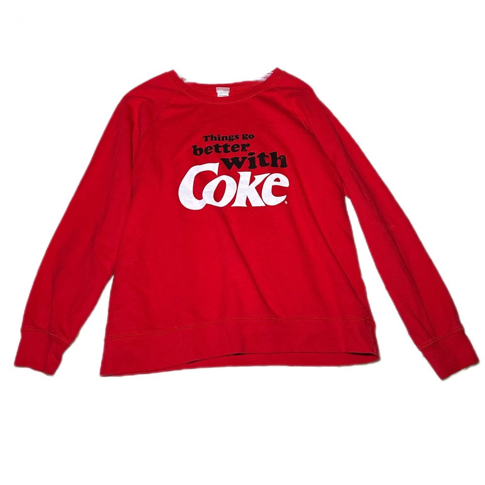🆕 Vintage Coke Crewneck “Things go better with Coke”